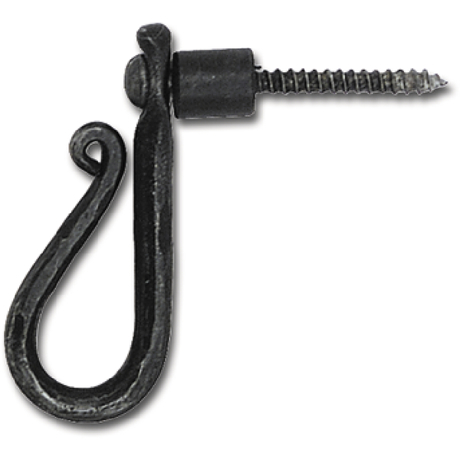 Einseitiger Fensterreiber - 60x17 mm - Verzinktes, geschwärztes Eisen